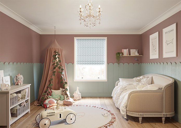 Whaling Around, Mist - Roman Blind - Image 8